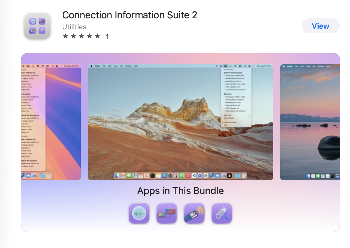 Connection Info Suite